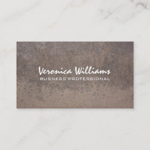 Textured Metal Business Card