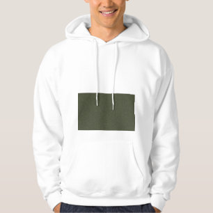 Textured Moss Green Box Hoodie – Customizable