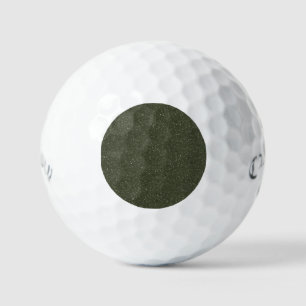Textured Moss Green Custom Golf Ball