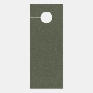 Textured Moss Green Door Hanger – Customisable