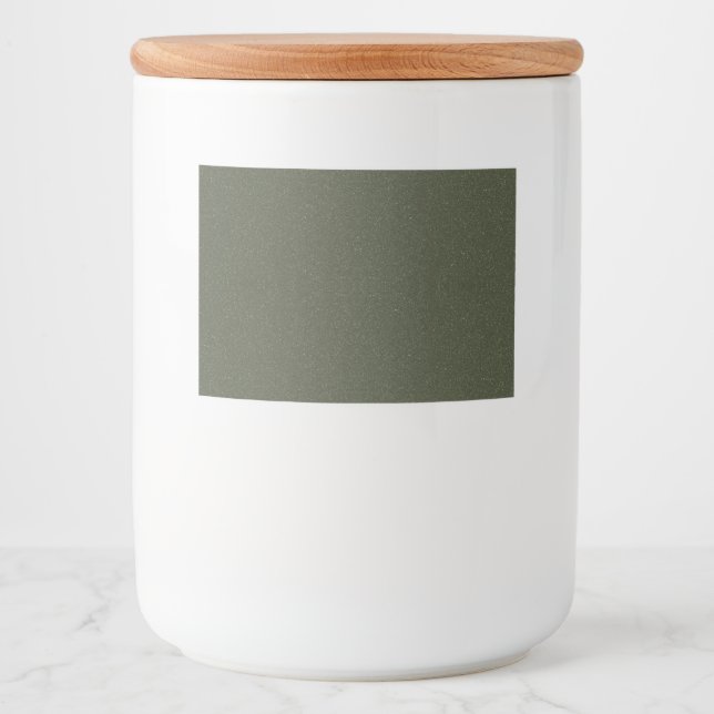 Textured Moss Green Label Set – Custom Vinyl (Front)