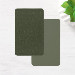 Textured Moss Green Profile Card – Custom Look