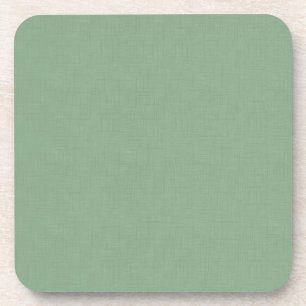 Textured muted green. coaster