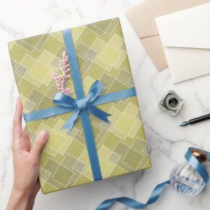 Textured patchwork patchwork multicolored patches  wrapping paper