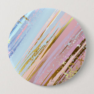 Textured Pink Background 10 Cm Round Badge