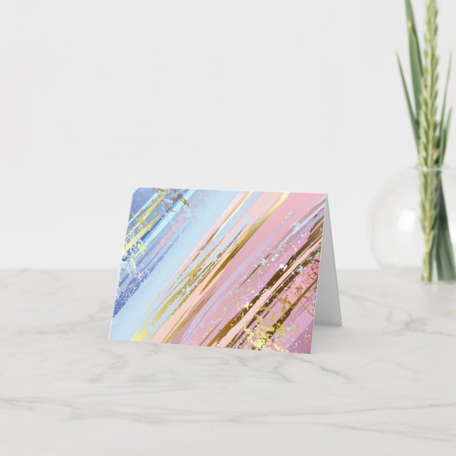 Textured Pink Background Announcement (Front)