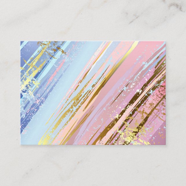 Textured Pink Background Appointment Card (Front)