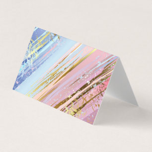 Textured Pink Background Business Card