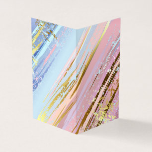 Textured Pink Background Business Card