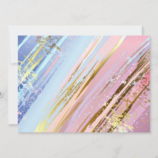 Textured Pink Background Card (Front)
