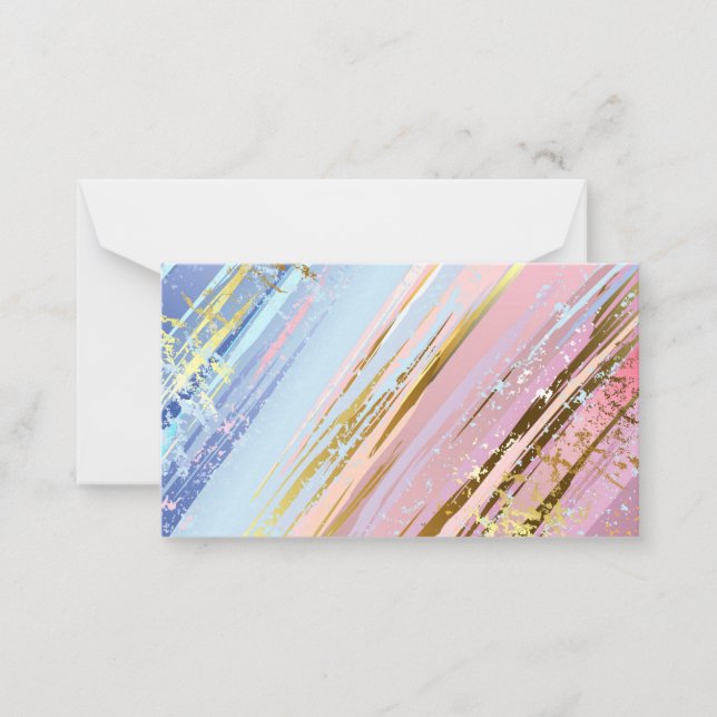 Textured Pink Background Card (Front)