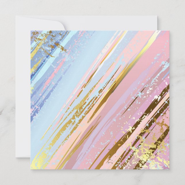 Textured Pink Background Card (Front)