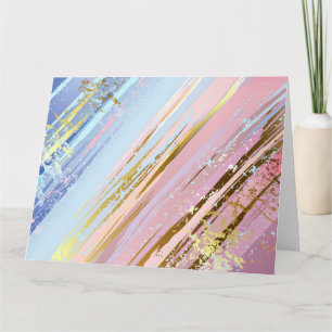 Textured Pink Background Card