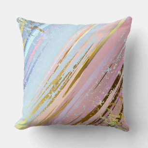 Textured Pink Background Cushion