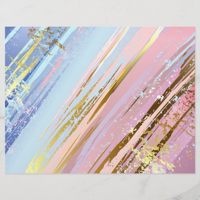 Textured Pink Background Custom Letterhead (Front)