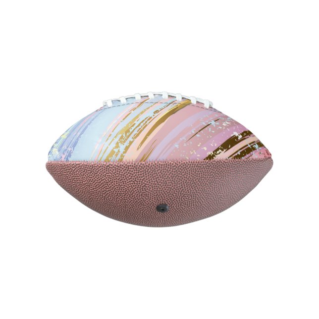 Textured Pink Background Football (Rotated 270)