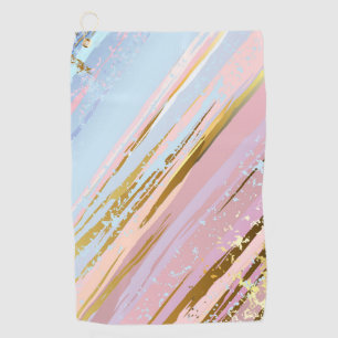 Textured Pink Background Golf Towel