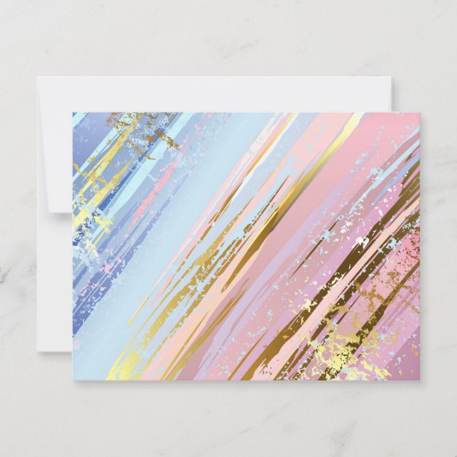 Textured Pink Background Invitation (Front)