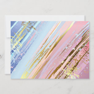 Textured Pink Background Invitation