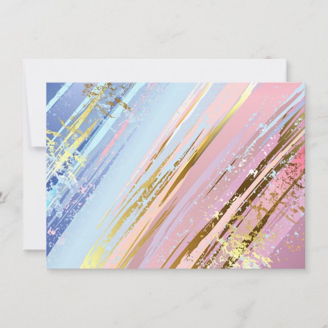 Textured Pink Background Invitation (Front)