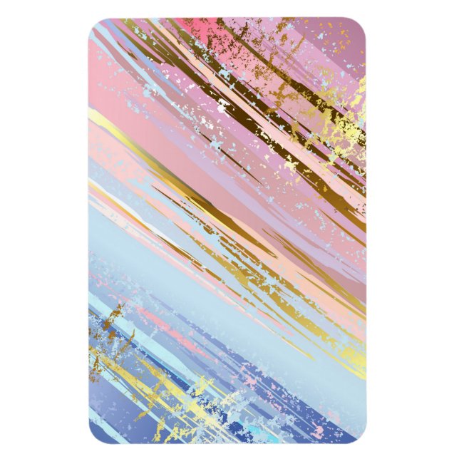Textured Pink Background Magnet (Vertical)