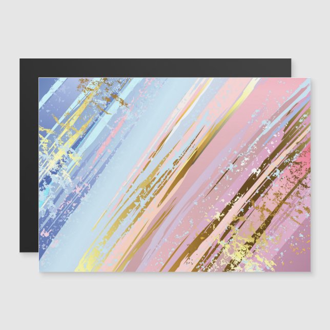 Textured Pink Background Magnetic Invitation (Front/Back)