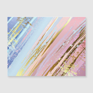 Textured Pink Background Magnetic Invitation