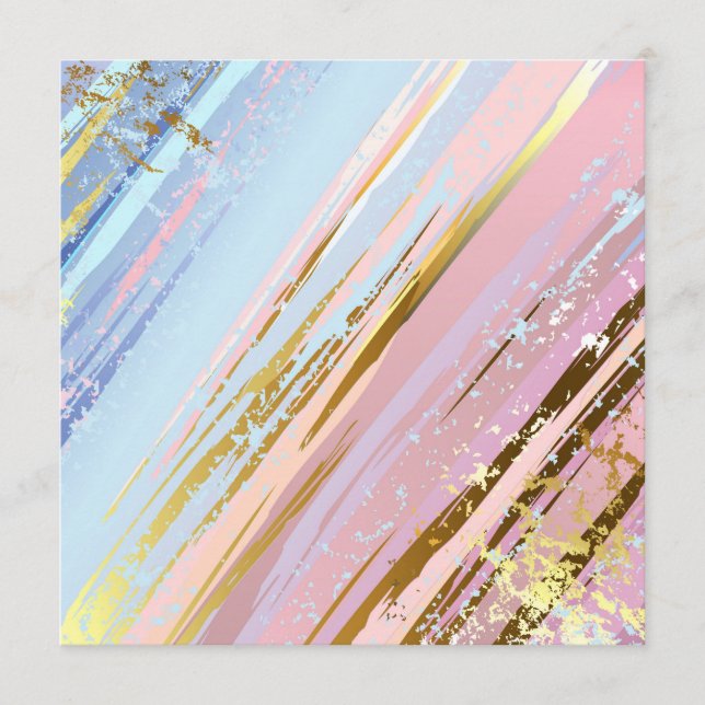 Textured Pink Background Menu (Front)