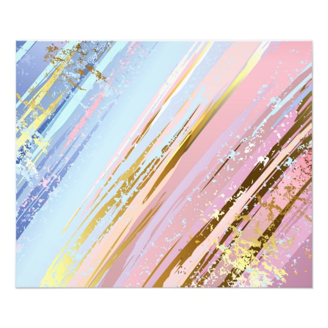 Textured Pink Background Photo Print (Front)