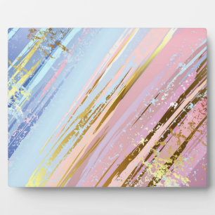 Textured Pink Background Plaque