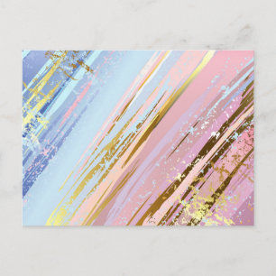 Textured Pink Background Postcard