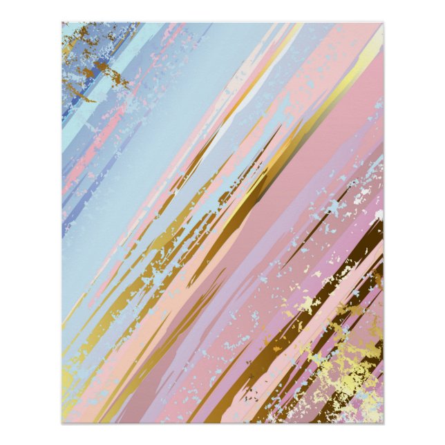 Textured Pink Background Poster (Front)