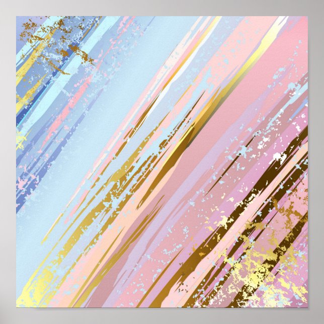 Textured Pink Background Poster (Front)