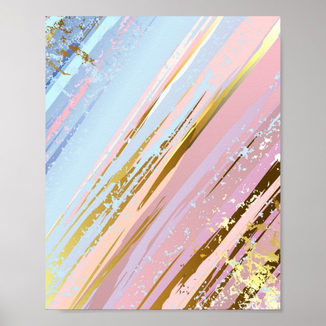 Textured Pink Background Poster (Front)