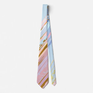 Textured Pink Background Tie