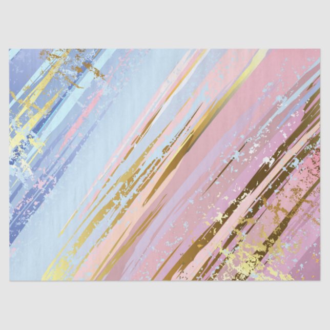 Textured Pink Background Tissue Paper (Front)