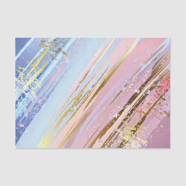 Textured Pink Background Tissue Paper (Front)