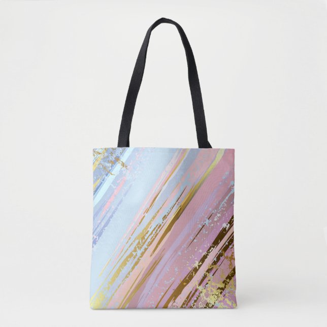 Textured Pink Background Tote Bag (Front)