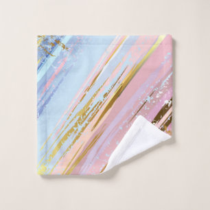 Textured Pink Background Wash Cloth
