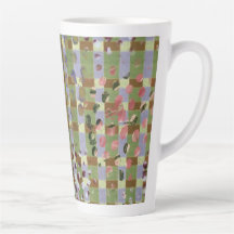 Textured Pointillism Grid Pattern Artwork