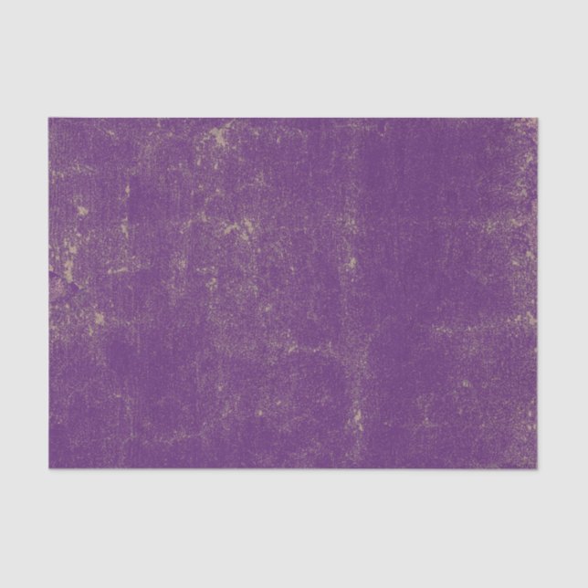 Textured Purple Rustic Decoupage Pattern Design Tissue Paper (Front)