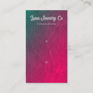 Textured Rainbow 2 Pin Jewellery Business Card