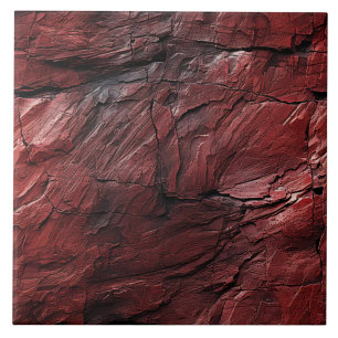 Textured Red Rocks Tile