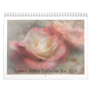 Textured Roses Calendar for 2014