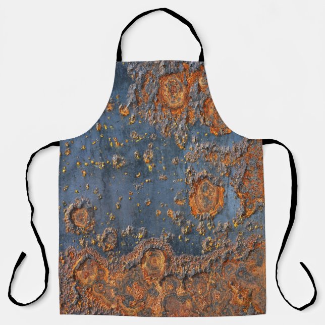 Textured rusted metal background. apron (Front)