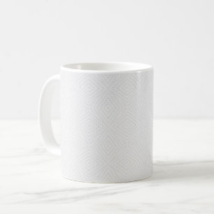 Textured solid white. coffee mug