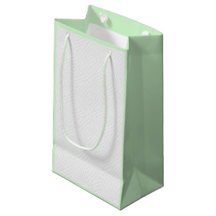 Textured solid white. small gift bag