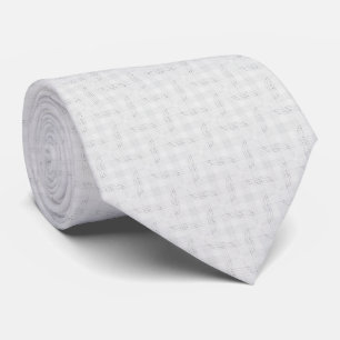 Textured solid white. tie