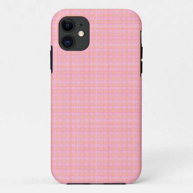 Textured Squares Blushing Meadow Case-Mate iPhone Case (Back)