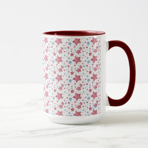 Textured Stars Mug